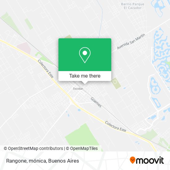 Rangone, mónica map