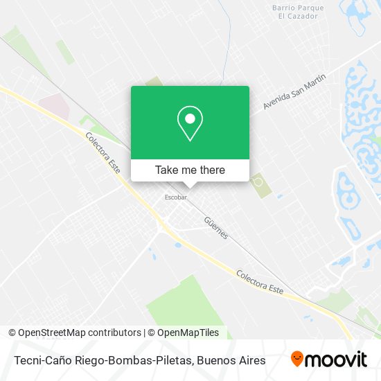 Mapa de Tecni-Caño Riego-Bombas-Piletas