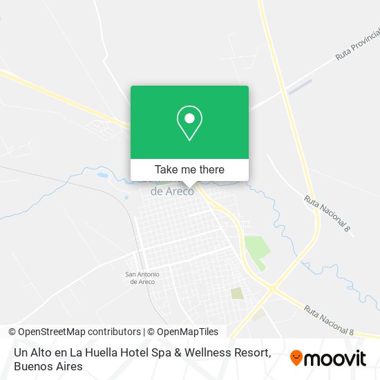 Un Alto en La Huella Hotel Spa & Wellness Resort map