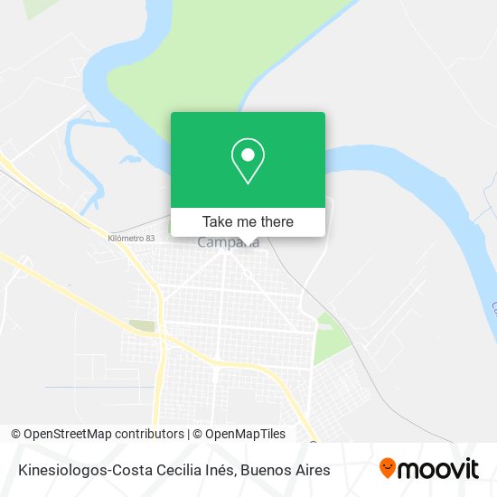 Kinesiologos-Costa Cecilia Inés map