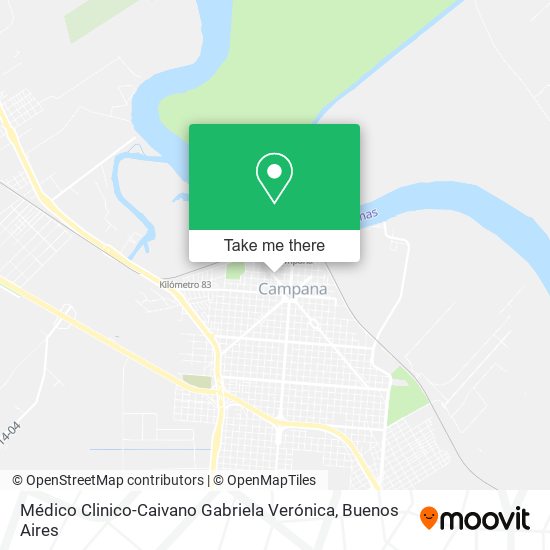 Médico Clinico-Caivano Gabriela Verónica map