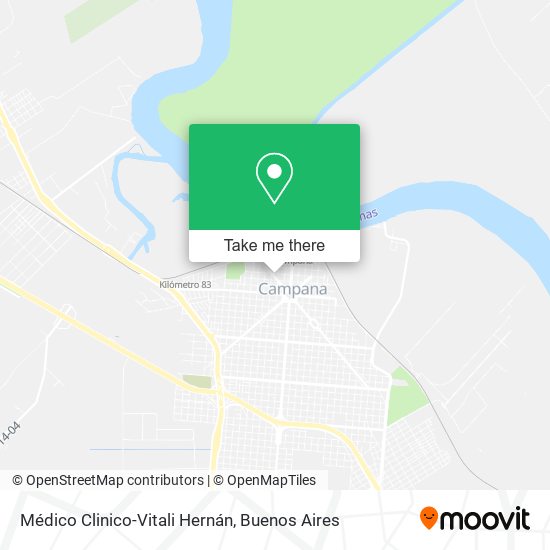 Médico Clinico-Vitali Hernán map