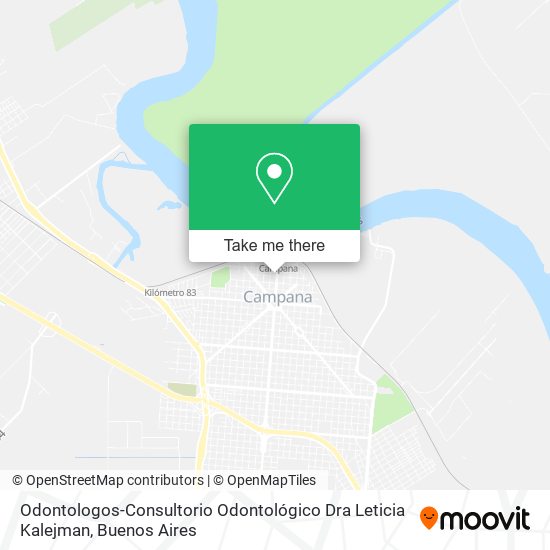 Odontologos-Consultorio Odontológico Dra Leticia Kalejman map