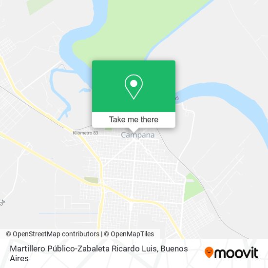 Mapa de Martillero Público-Zabaleta Ricardo Luis