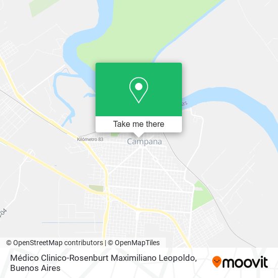 Mapa de Médico Clinico-Rosenburt Maximiliano Leopoldo