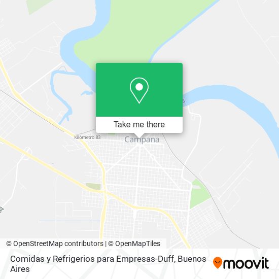 Comidas y Refrigerios para Empresas-Duff map