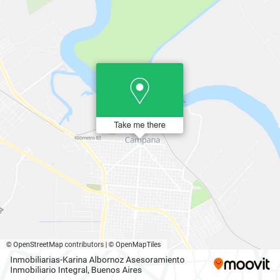 Mapa de Inmobiliarias-Karina Albornoz Asesoramiento Inmobiliario Integral