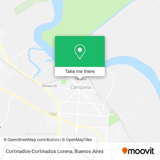 Cortinados-Cortinados Lorena map