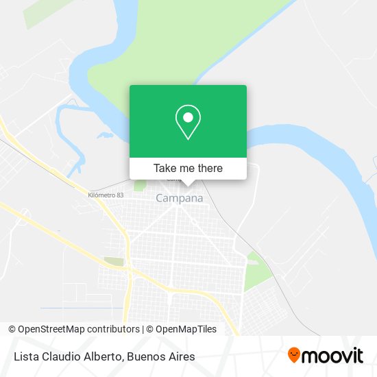 Lista Claudio Alberto map