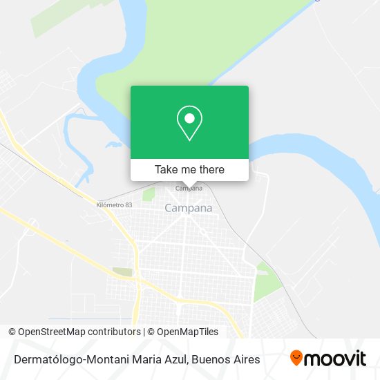 Dermatólogo-Montani Maria Azul map