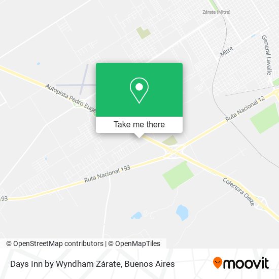 Days Inn by Wyndham Zárate map