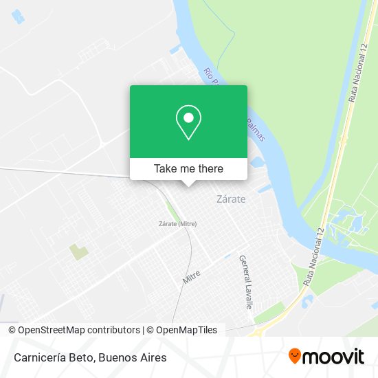 Carnicería Beto map