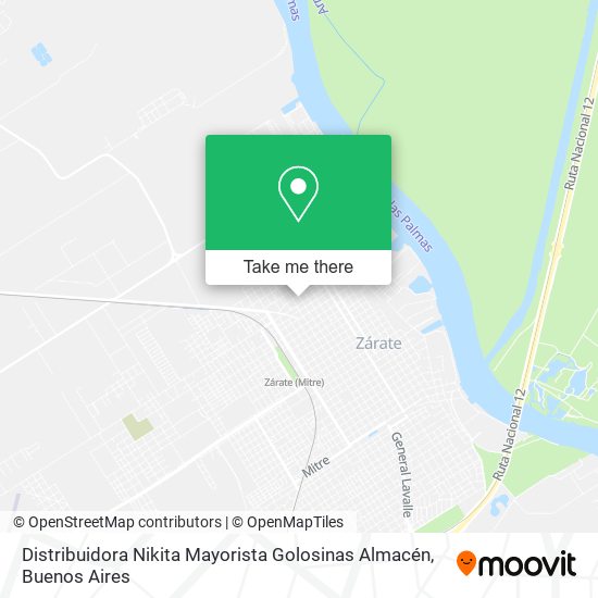 Distribuidora Nikita Mayorista Golosinas Almacén map