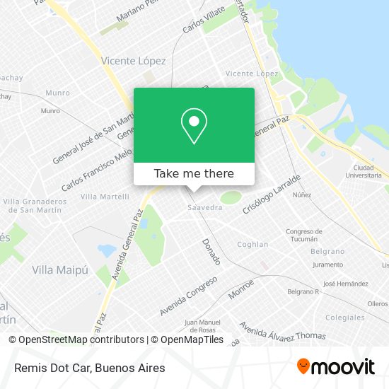 Remis Dot Car map