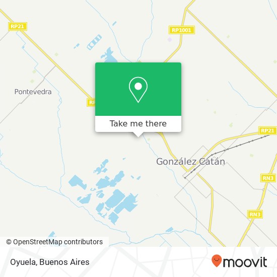 Oyuela map