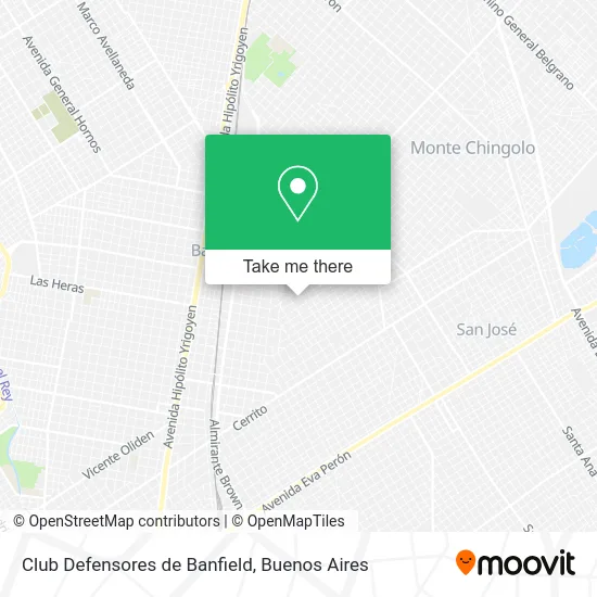 Club Defensores de Banfield map