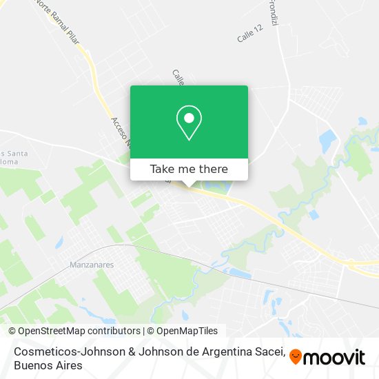 Mapa de Cosmeticos-Johnson & Johnson de Argentina Sacei