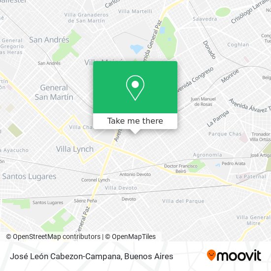 José León Cabezon-Campana map