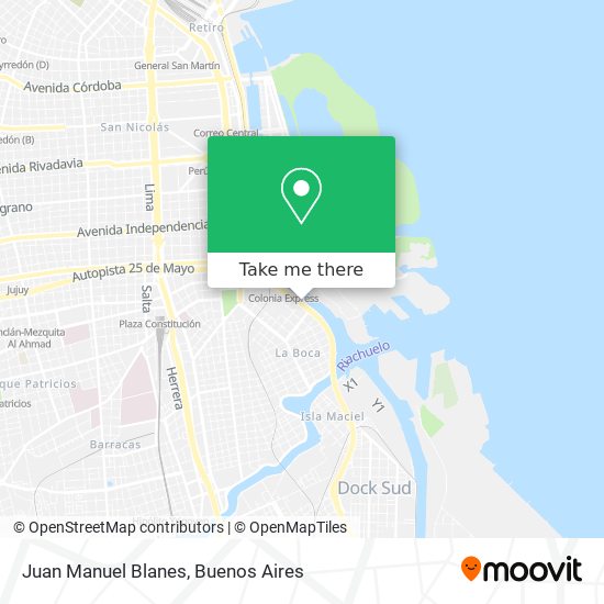 Mapa de Juan Manuel Blanes