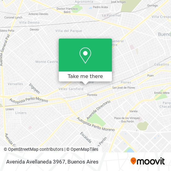 Mapa de Avenida Avellaneda 3967