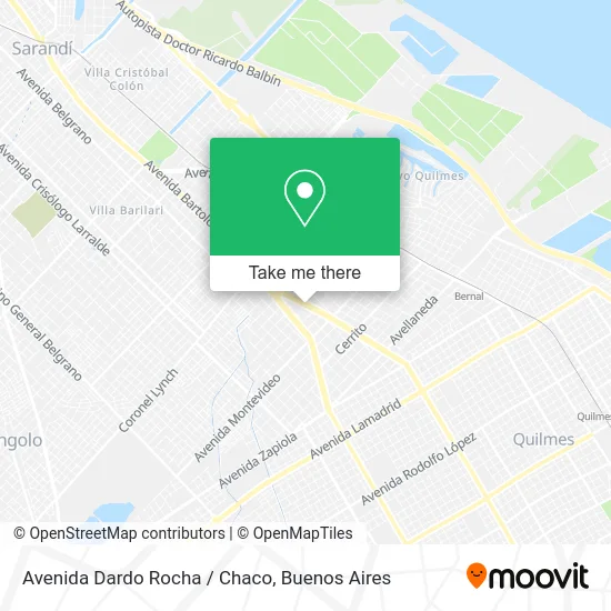 Avenida Dardo Rocha / Chaco map