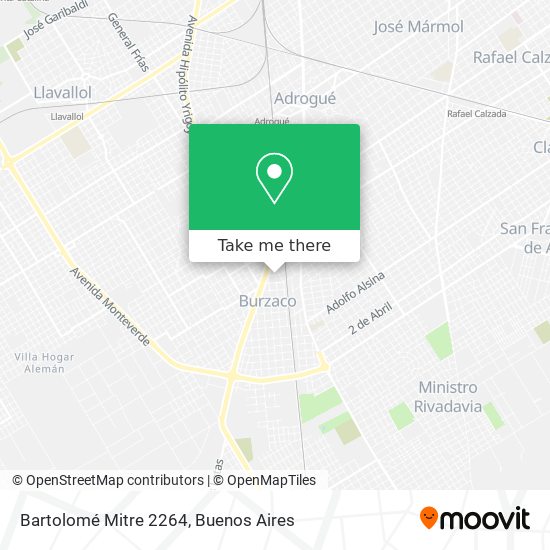 Bartolomé Mitre 2264 map