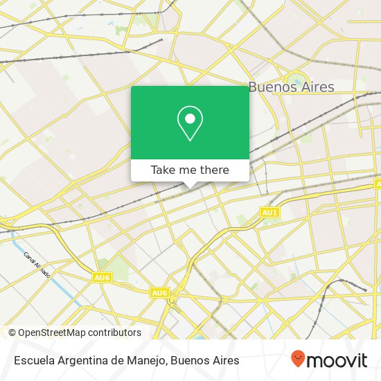 Escuela Argentina de Manejo map