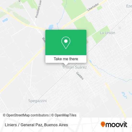 Liniers / General Paz map