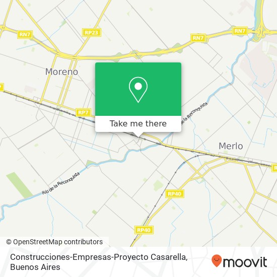 Construcciones-Empresas-Proyecto Casarella map