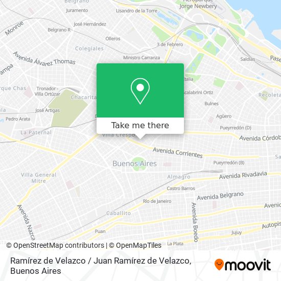 Mapa de Ramírez de Velazco / Juan Ramírez de Velazco