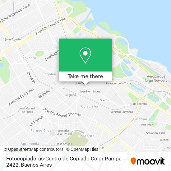 Fotocopiadoras-Centro de Copiado Color Pampa 2422 map