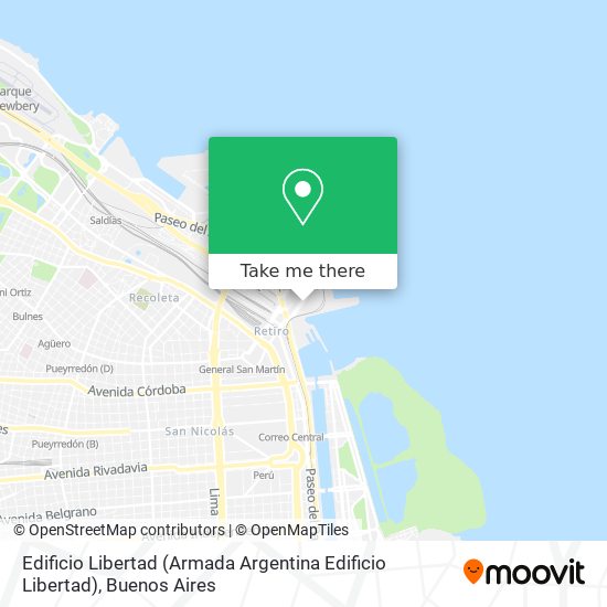 Mapa de Edificio Libertad (Armada Argentina Edificio Libertad)
