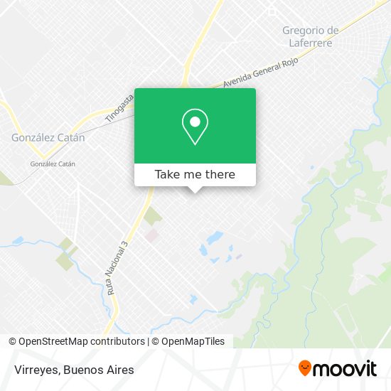 Virreyes map