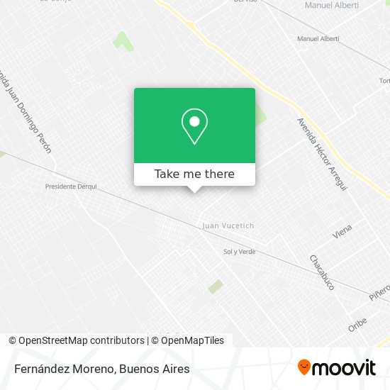 Fernández Moreno map