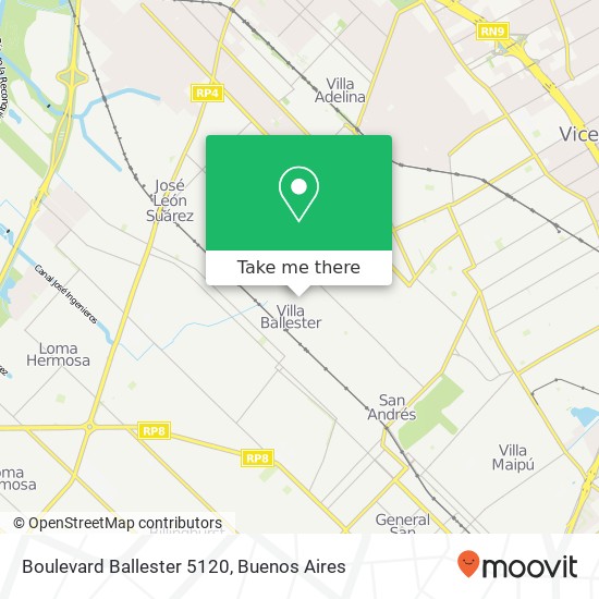 Boulevard Ballester 5120 map