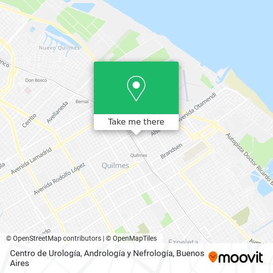 Centro de Urología, Andrología y Nefrología map