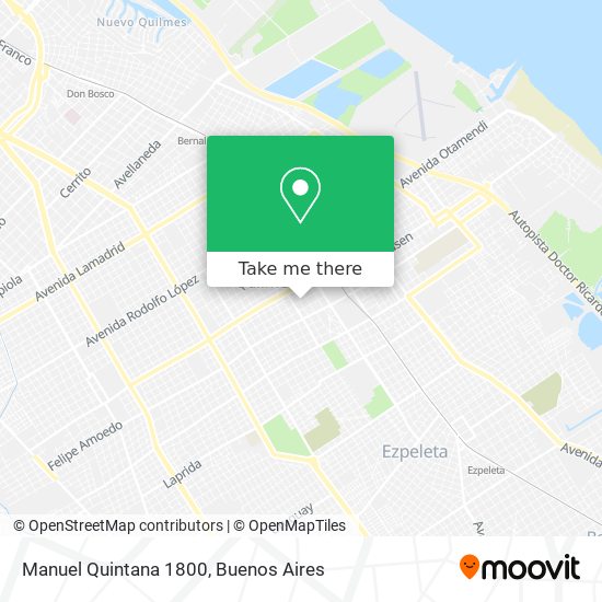 Manuel Quintana 1800 map