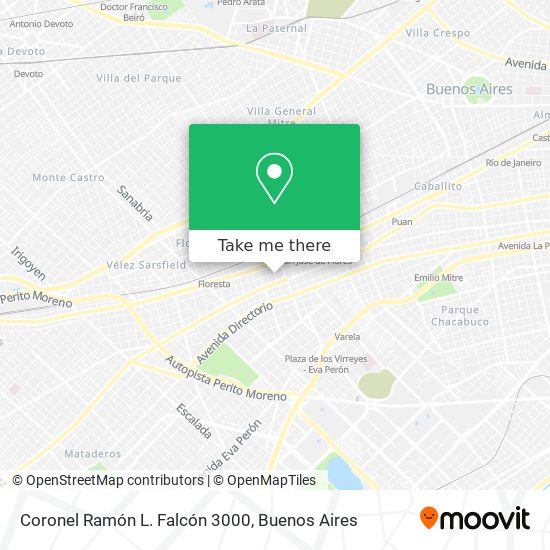 Coronel Ramón L. Falcón 3000 map
