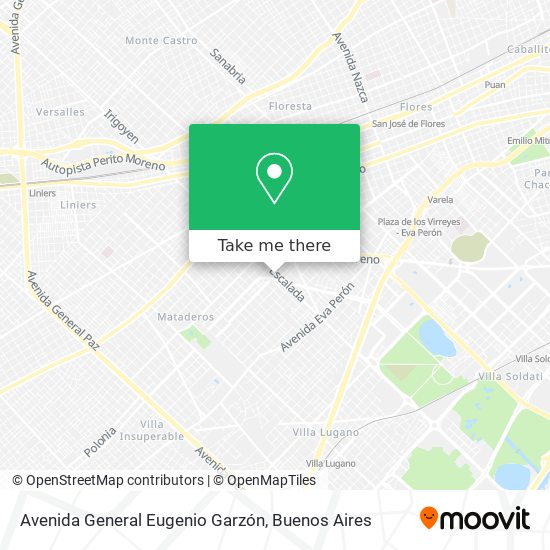 Avenida General Eugenio Garzón map