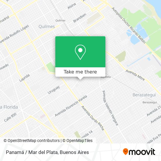 Panamá / Mar del Plata map