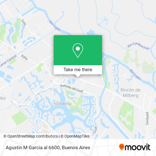 Mapa de Agustin M Garcia  al 6600