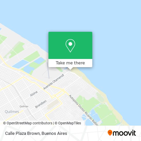Mapa de Calle Plaza Brown