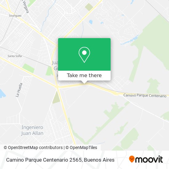 Camino Parque Centenario 2565 map