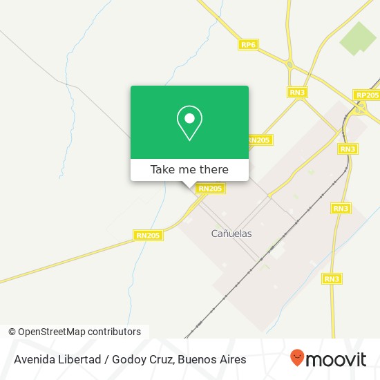 Avenida Libertad / Godoy Cruz map
