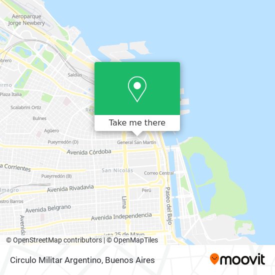 Circulo Militar Argentino map