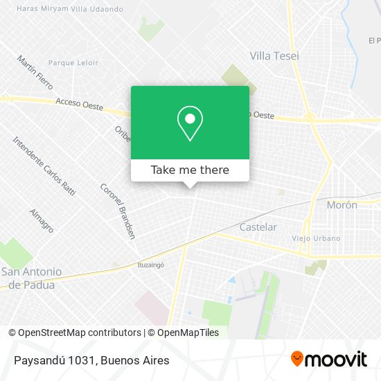 Paysandú 1031 map