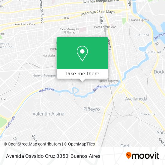 Avenida Osvaldo Cruz 3350 map