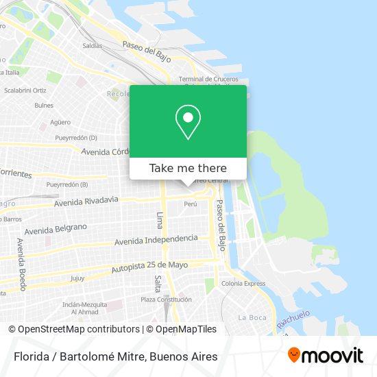 Mapa de Florida / Bartolomé Mitre