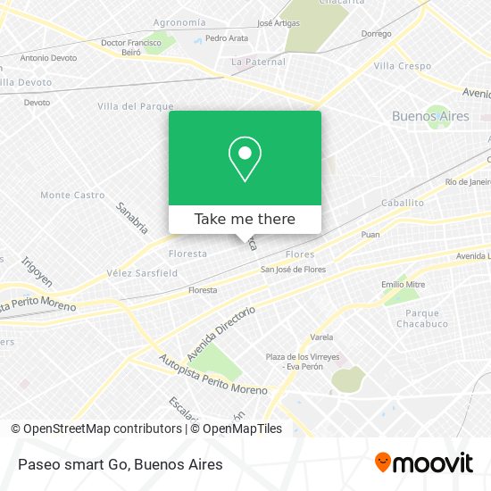 Mapa de Paseo smart Go