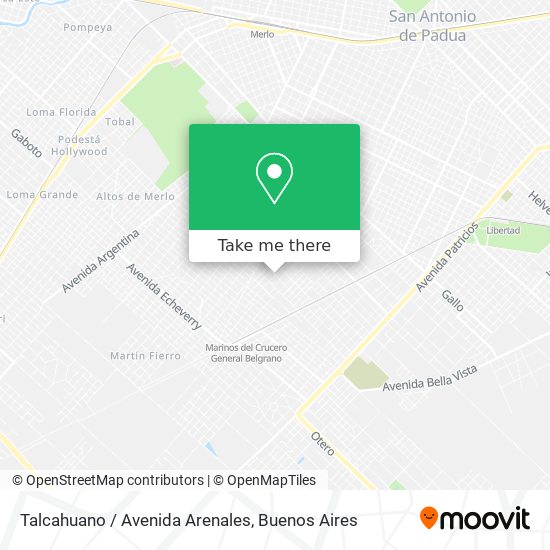 Talcahuano / Avenida Arenales map